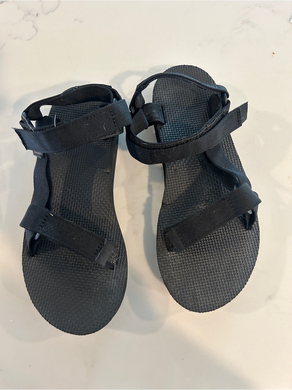 Teva Sport Sandals Black Adjustable Straps Sz 8 Summer